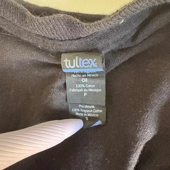 Vans Warped Tour 16 Concert T-Shirt Black Small 2016 Tour Dates Journeys Tultex - Picture 3 of 3